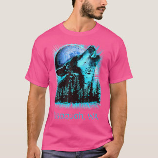 Vargen Washington Issaquah Howling i Måne Forest N T Shirt
