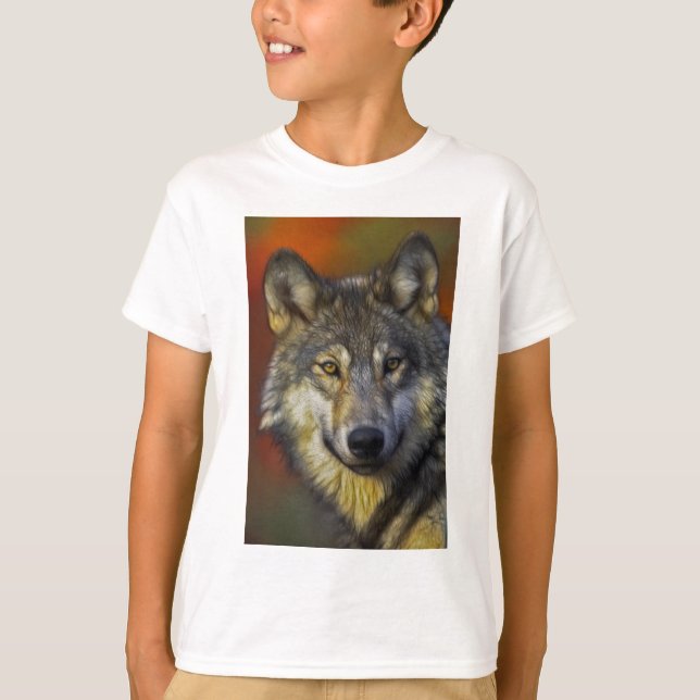 Vargens anda - Fotopresenter av Therian-vargen Tee (Framsida)