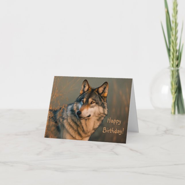 Vargens anda tack kort (Framsida)