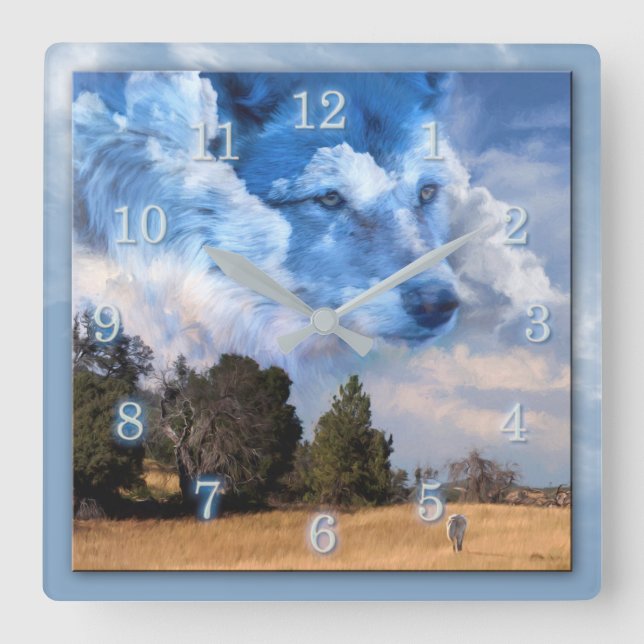 VARGENS BROR I INTERVALLET FYRKANTIG KLOCKA (Framsida)