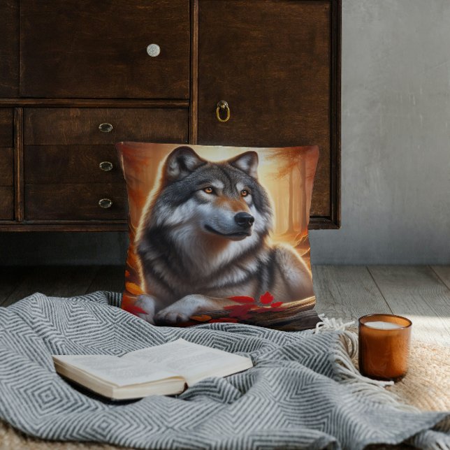 Vargens ensamhet mitt i naturen kudde (Skapare uppladdad)
