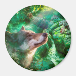 Vargens familj är FRI ATT LEVA VÅRA LIV Magnet