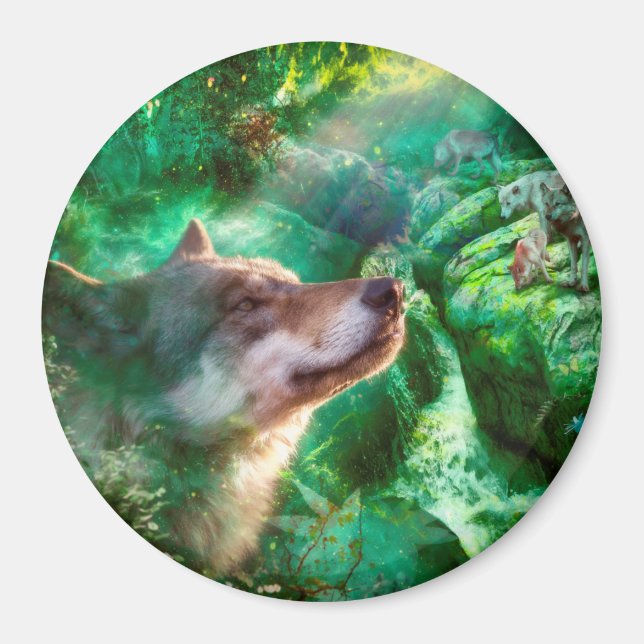 Vargens familj är FRI ATT LEVA VÅRA LIV Magnet (Framsidan)