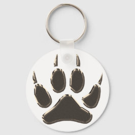 vargens fotavtryck nyckelring