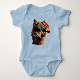 Vargens hund med solglasögon i julklapp t shirt