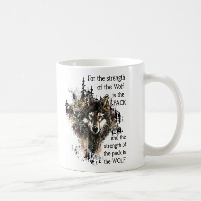 Vargens inspirationsfamiljepaket kaffemugg (Höger)