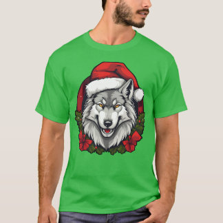 Vargens julfamilj t shirt