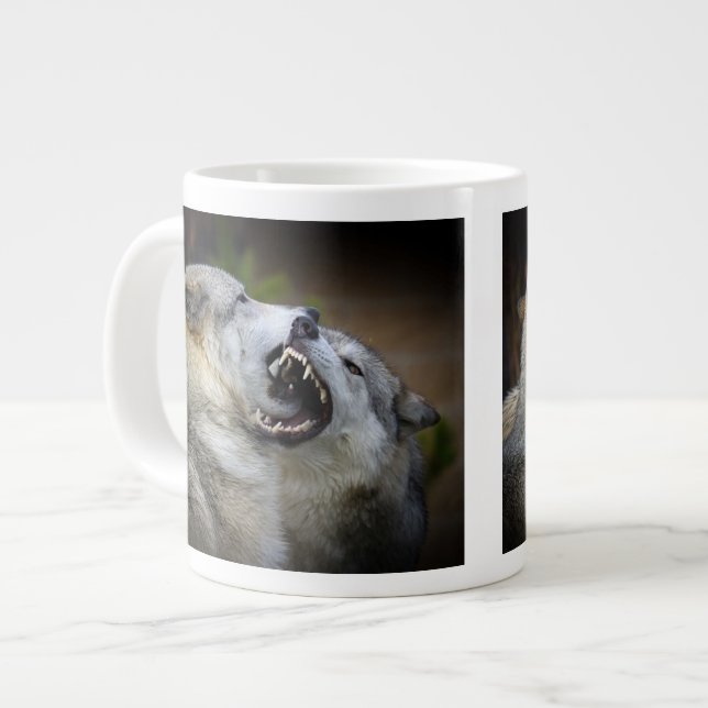 Vargens kamp jumbo mugg (Framsida vänster)