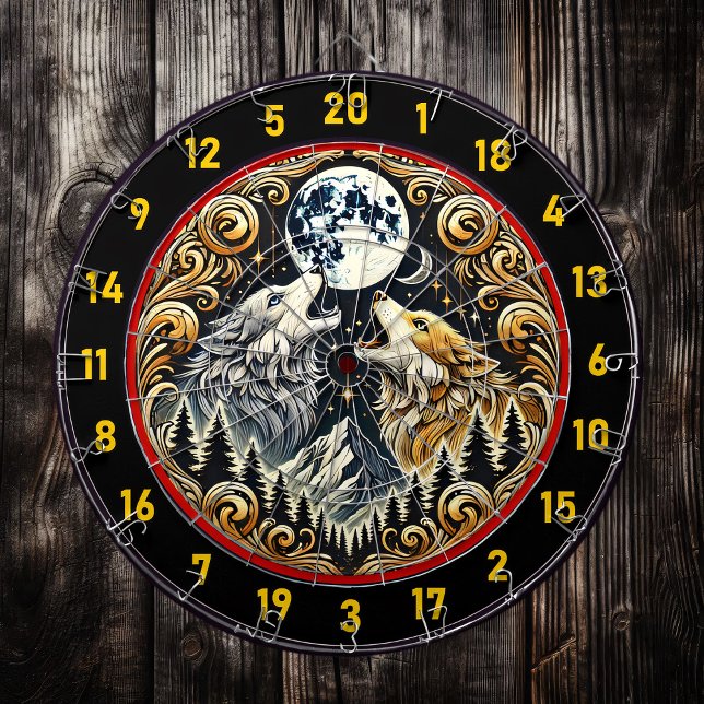 Vargens Ljus upp spelet Darttavla (Skapare uppladdad)