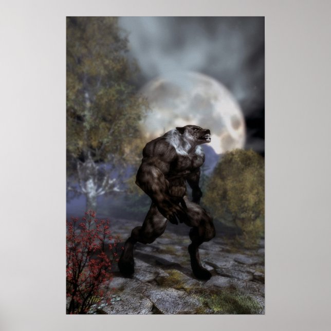 Vargens natt poster (Framsidan)