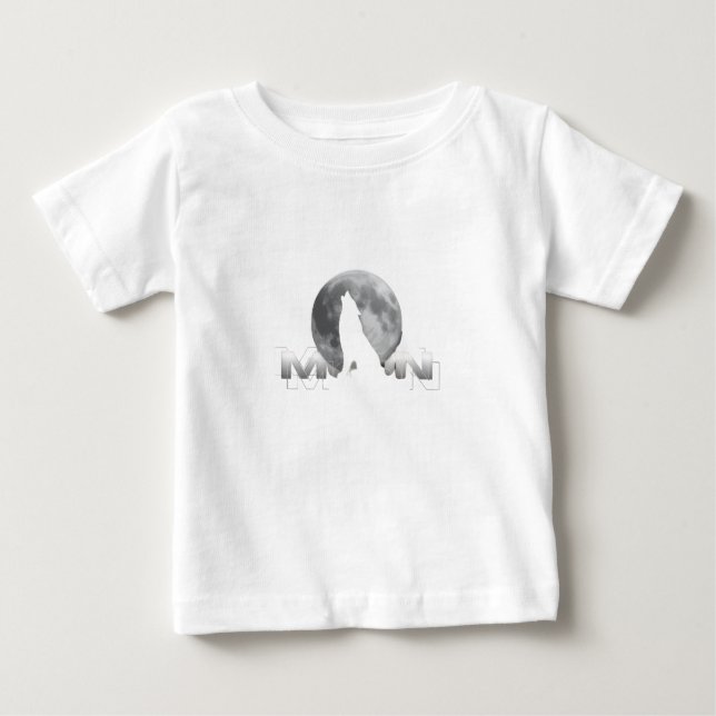 vargens rop under fullmånen t shirt (Framsida)