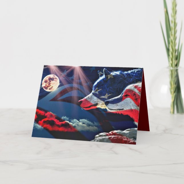 Vargens Vargar - kort för full månnoteckning (Framsida)