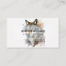 Vargens vattenfärgsmålning