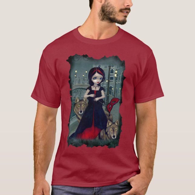 Varger av skjortan för Venedig den gotiska Tee Shirt (Framsida)