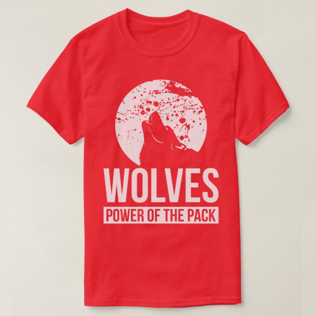 Varger Förpackningens effekt T Shirt (Design framsida)