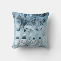 Varger i Pack Family Grått Affectionate i White Sn