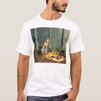 Varger på lek t shirt