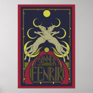 Varger som äter måne (Sonner Fenrir) Poster