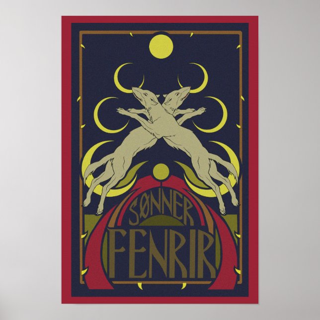 Varger som äter måne (Sonner Fenrir) Poster (Framsidan)