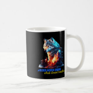 Vargerna kan aldrig se vad som inte händer kaffemugg