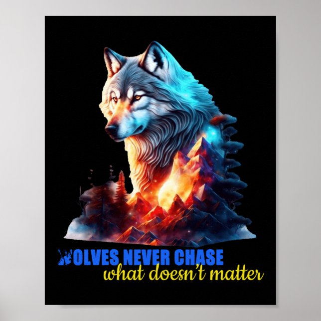 Vargerna kan aldrig se vad som inte händer poster (Framsidan)