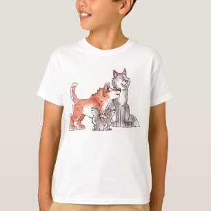 Vargfamiljen lurar T-tröja T Shirt