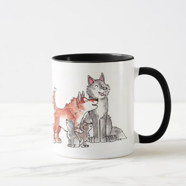 Vargfamiljmugg Mugg (Höger)