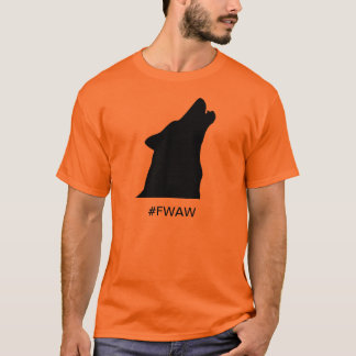 vargför evigtsvart på guld t shirt