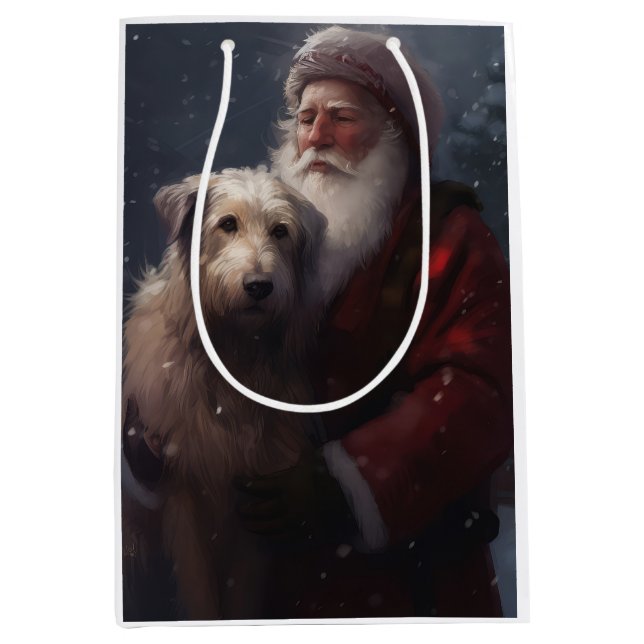 Varghund med Tomte Festlig jul (Framsidan)