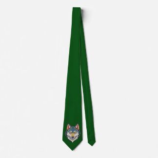Varghuvud framifrån slips