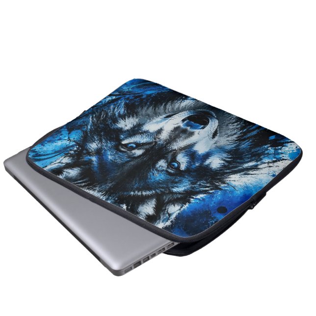 Varghuvud Laptop Fodral (Framre botten)