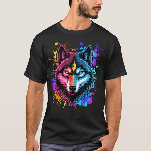 Varghuvud T Shirt (Framsida)