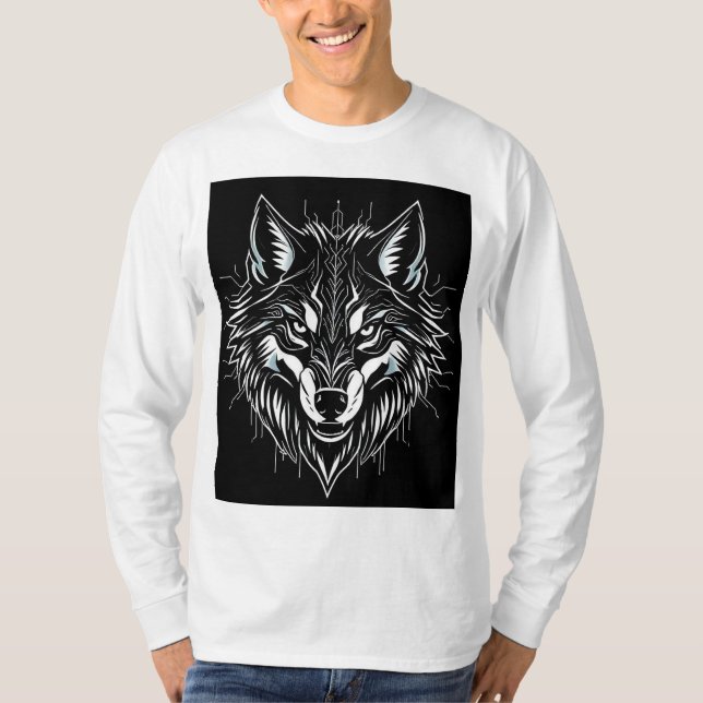 Varghuvudskonst T Shirt (Framsida)