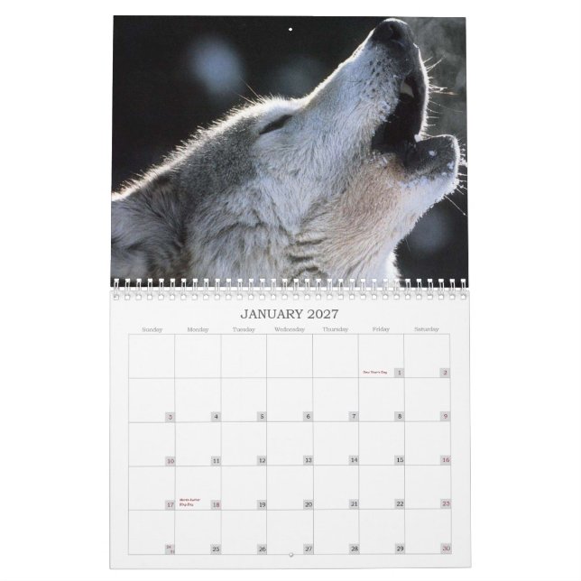 Vargkalender Kalender (Jan 2027)