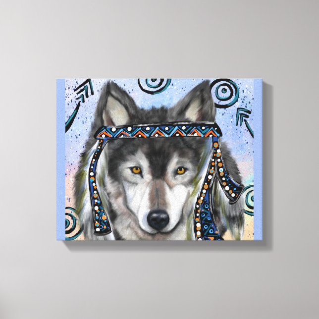 Vargkonst Canvastryck (Framsida)