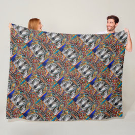 Vargkonst Fleecefilt