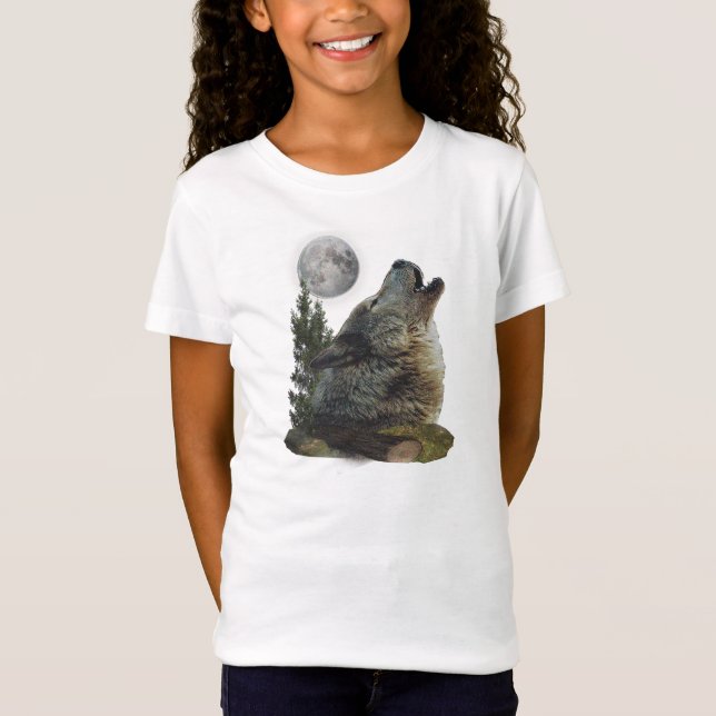 Vargkonstt-skjortor T-shirt (Framsida)