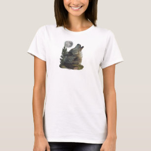 Vargkvinna t-skjortor t shirt