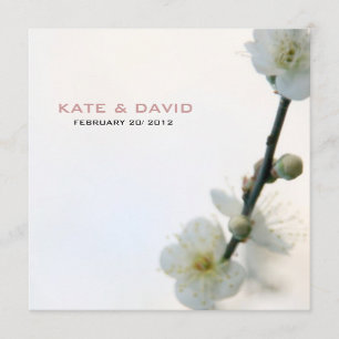 Vårglädje/Bryllop & Alla Tillfällen Flora Anpassad Inbjudningar