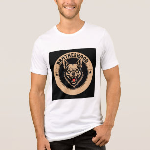 Varglogotypemblem som representerar broderskap t shirt