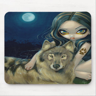 "Vargmåne" Mousepad Musmatta