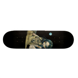 VargmåneSkateboard Skateboard Bräda 19,5 Cm
