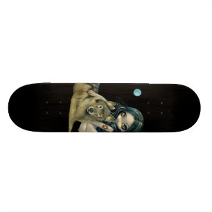 VargmåneSkateboard Skateboard Bräda 19,5 Cm