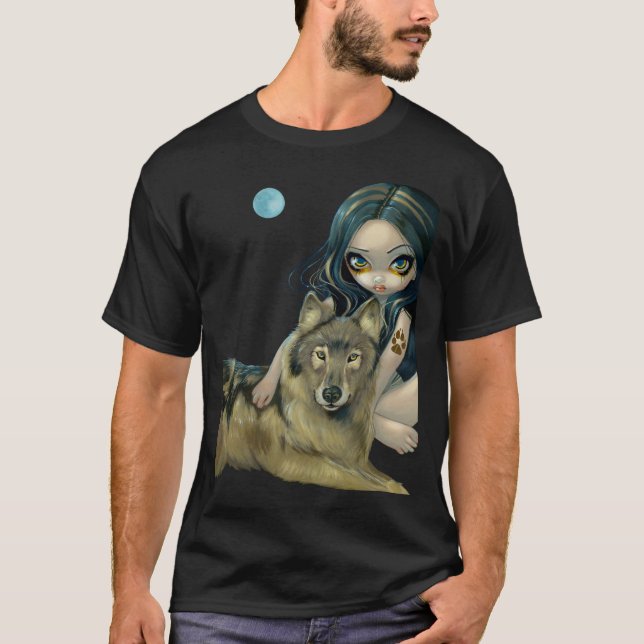 Vargmåneskjorta T Shirt (Framsida)