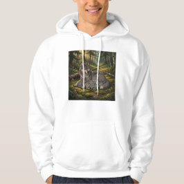 Vargmoder och ungar hoodie