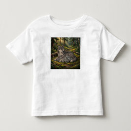 Vargmoder och ungar t shirt