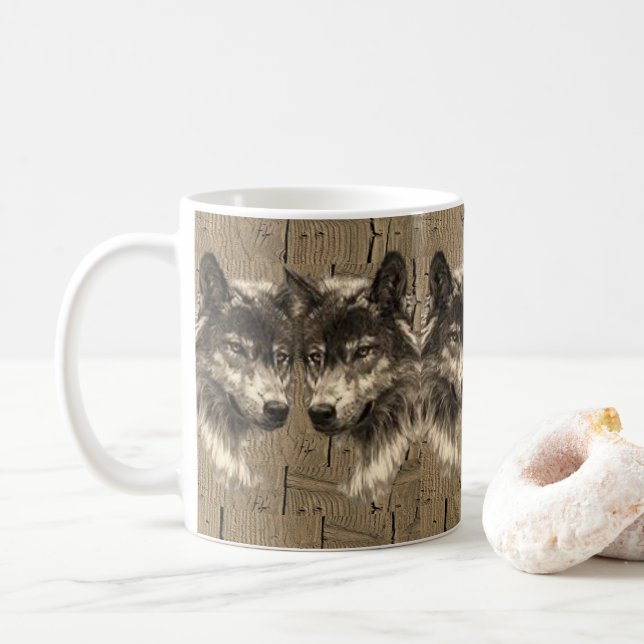 Vargmugg Kaffemugg (Med munk)