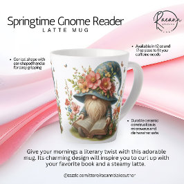 Vårgnom Läsare Latte Mugg