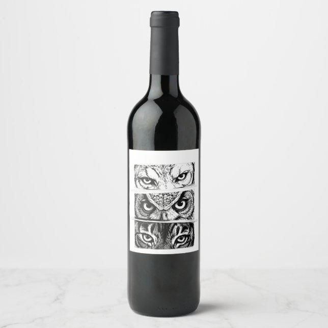 Vargörn Tigertrinitet Vinflaska Etikett (Framsida)