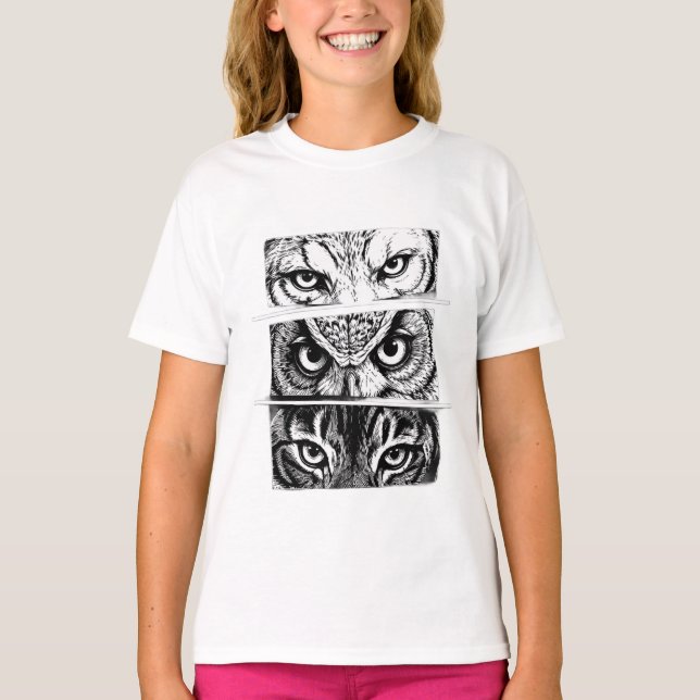 VargörnTigrar Trinitet T Shirt (Framsida)
